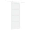 vidaXL Ușă glisantă 93 x 232 cm Lemn prelucrat Alb