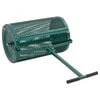 vidaXL Distribuitor de compost, 75L, verde, Ø40x60 cm, oțel