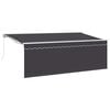 vidaXL Copertină retractabilă Antracit 400 x 200 cm