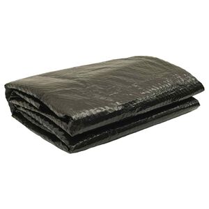 vidaXL Prelată piscină, negru, 250 cm, PE