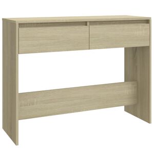 vidaXL Masă consolă, stejar sonoma, 100x35x76,5 cm, PAL