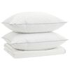 vidaXL Set de pilote din puf de g&acirc;scă 90% FULDA 3 buc. 200 x 220 cm