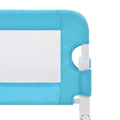 vidaXL Balustradă protecție pat copii, albastru, 120x42 cm, poliester