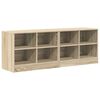 vidaXL Dulap de pat cu raft 2 buc. Stejar Sonoma 66 x 33 x 48 cm