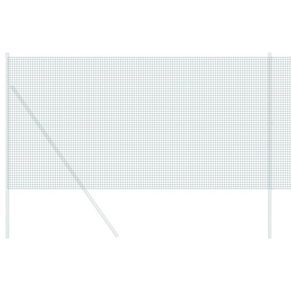 vidaXL Gard din sârmă sudată Verde 1.4 x 25 m Oțel