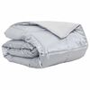vidaXL Pilotă de vară Argintiu 200 x 200 cm Satin și Microfibra
