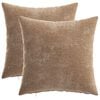 vidaXL Perna decorativă 2 buc. HEERLEN Maro 30 x 30 cm