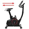 vidaXL Bicicletă de fitness magnetică cu măsurare puls, programabilă