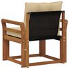 vidaXL Set de canapele de exterior Lemn solid de Acacia și Textilene