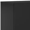vidaXL Unități TV de perete, 5 piese, negru, lemn prelucrat