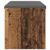 vidaXL Bancă pentru hol cu pernă Lemn vechi 83 x 38 x 40 cm