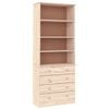 vidaXL Bibliotecă cu sertare &bdquo;ALTA&rdquo;, 77x35x186,5 cm, lemn masiv de pin