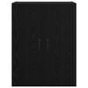 vidaXL Dulap de perete Stejar Negru 69,5 x 34 x 90 cm Lemn compozit