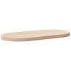 vidaXL Blat de masă oval din lemn masiv de pin 90x45x2,5 cm