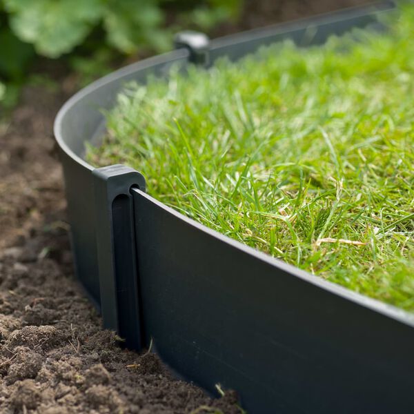 Nature Țăruși de fixare pentru grădină, 10 buc., negru