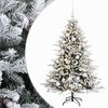 vidaXL Brad de Crăciun artificial cu glob 150 cm 150 LED-uri Alb cald
