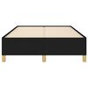 vidaXL Cadru de pat fără saltea Negru 120x190 cm țesătură