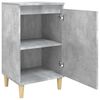 vidaXL Noptiere, 2 buc., gri beton, 40x35x70 cm, lemn prelucrat