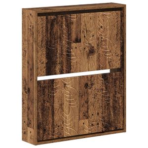 vidaXL Dulap pentru pantofi montat pe perete DELFT 71 x 17 x 86 cm