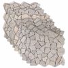 vidaXL Plăci de mosaic Crem 30 x 30 cm Marmură