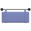 vidaXL Cap de pat suspendat Albastru Jeans 110 x 55 x 5 cm țesătură