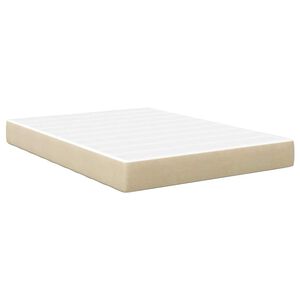 vidaXL Saltea de pat cu saltea Verde salvie 140 x 200 cm țesătură
