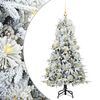 vidaXL Brad de Crăciun artificial cu ramuri articulare Alb 150 cm