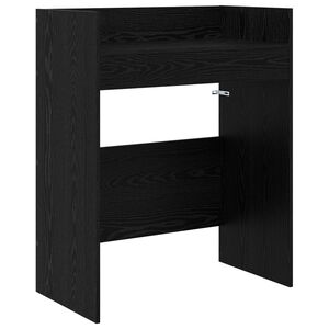vidaXL Masă DJ Stejar Negru 82 x 45 x 102 cm Lemn prelucrat