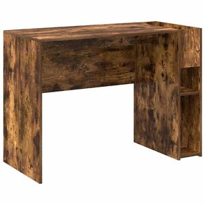 vidaXL Birou Stejar fumuriu Lemn prelucrat 109 x 50 x 78 cm