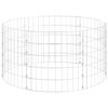 vidaXL St&acirc;lp de gabion, &Oslash;100x50 cm, oțel galvanizat, circular
