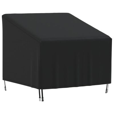 vidaXL Husă scaun de grădină, negru, 90x90x50/75 cm, Oxford 420D