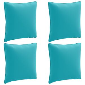 vidaXL Perne de Spate 4 Piese PUTTEN 4 pcs 100% Polyester Turcoaz