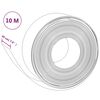 vidaXL Bordură de grădină, gri, 10 m 20 cm, polietilenă