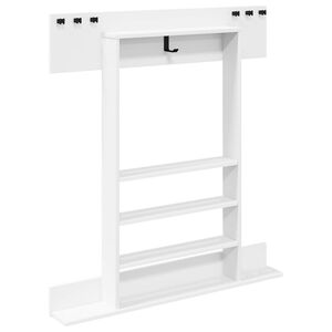 vidaXL Suport pentru tacuri de biliard Lemn prelucrat 93 x 12 x 103 cm