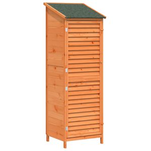 vidaXL Sălaș de grădină Maro 59 x 56 x 176 cm Lemn de Brad Solid