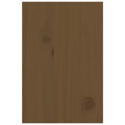 vidaXL Suport pentru monitor, maro miere, 81x20x30 cm, lemn masiv pin