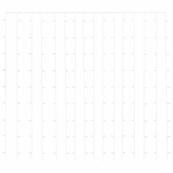 vidaXL Instalație lumini tip perdea 300 LED multicolor 3x3 m 8 funcții