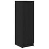 vidaXL Dulap pentru pantofi cu raft Stejar Negru 29,5 x 35 x 101 cm