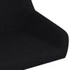 vidaXL Scaun de bar, negru, material textil