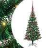 vidaXL Pom de Crăciun artificial pre-iluminat cu 150 LED Verde 120 cm