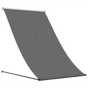 vidaXL Copertină retractabilă, antracit, 100x150 cm, textil și oțel