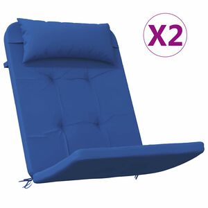 vidaXL Perne pentru scaune 2 buc. Material Oxford albastru
