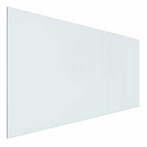 vidaXL Placă de sticlă pentru semineu Transparent 100 x 50 cm Sticlă