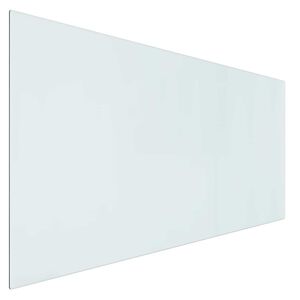 vidaXL Placă de sticlă pentru semineu Transparent 120 x 60 cm Sticlă
