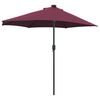 vidaXL Parasol de Grădină Roșu Bordeaux 294 x 150 x 223 cm