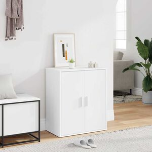 vidaXL Pantofar, alb, 60x35x70 cm, PAL