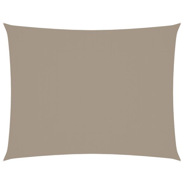 vidaXL Parasolar, gri taupe, 3x4 m, țesătură oxford, dreptunghiular