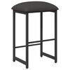 vidaXL Scaun de bar Gri &icirc;nchis 40 x 32 x 74 cm Lemn prelucrat