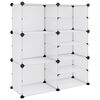 vidaXL Suport de pantofi, transparent, 84x31,5x93 cm, PP