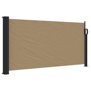 vidaXL Copertina laterală retractabilă, gri taupe, 100x300 cm